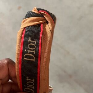 Dior Black and Gold Hairband
